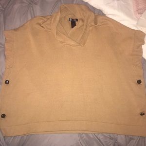 J.J Basics oversized poncho sweater